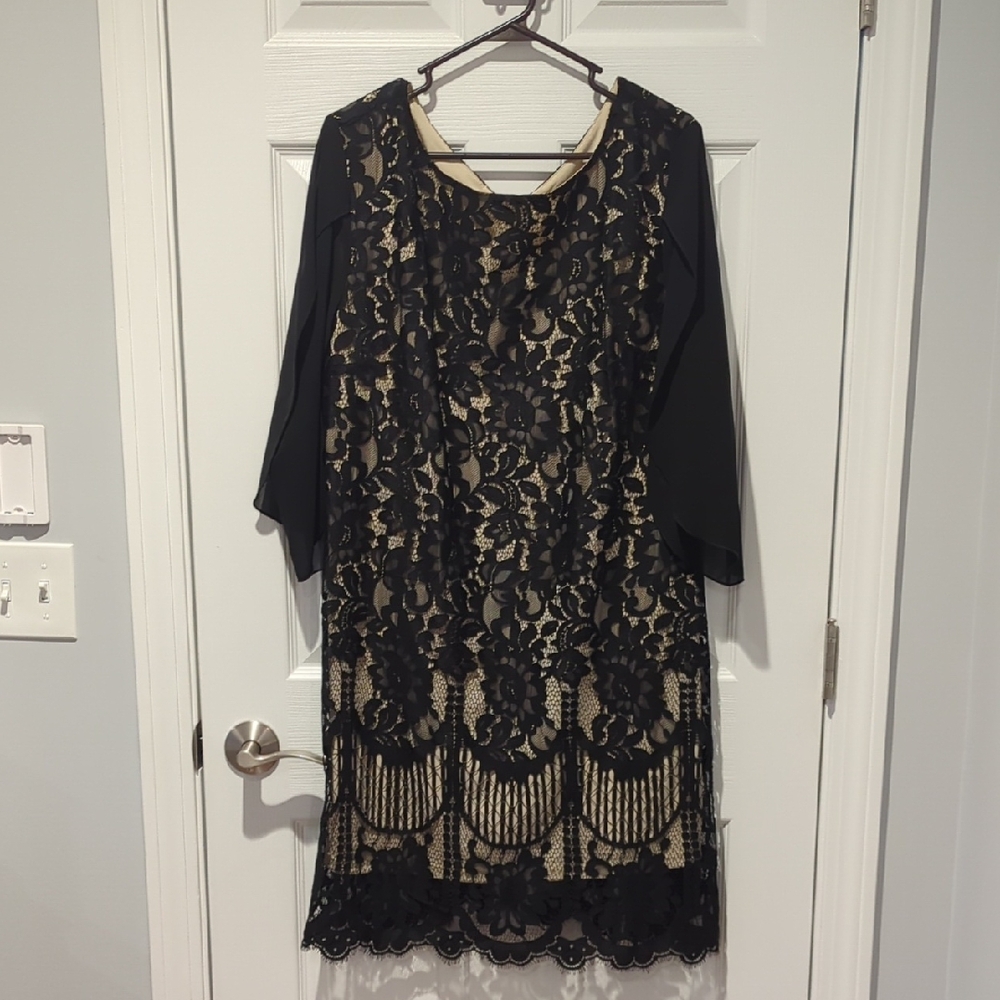 Elegant Black Lace Dress